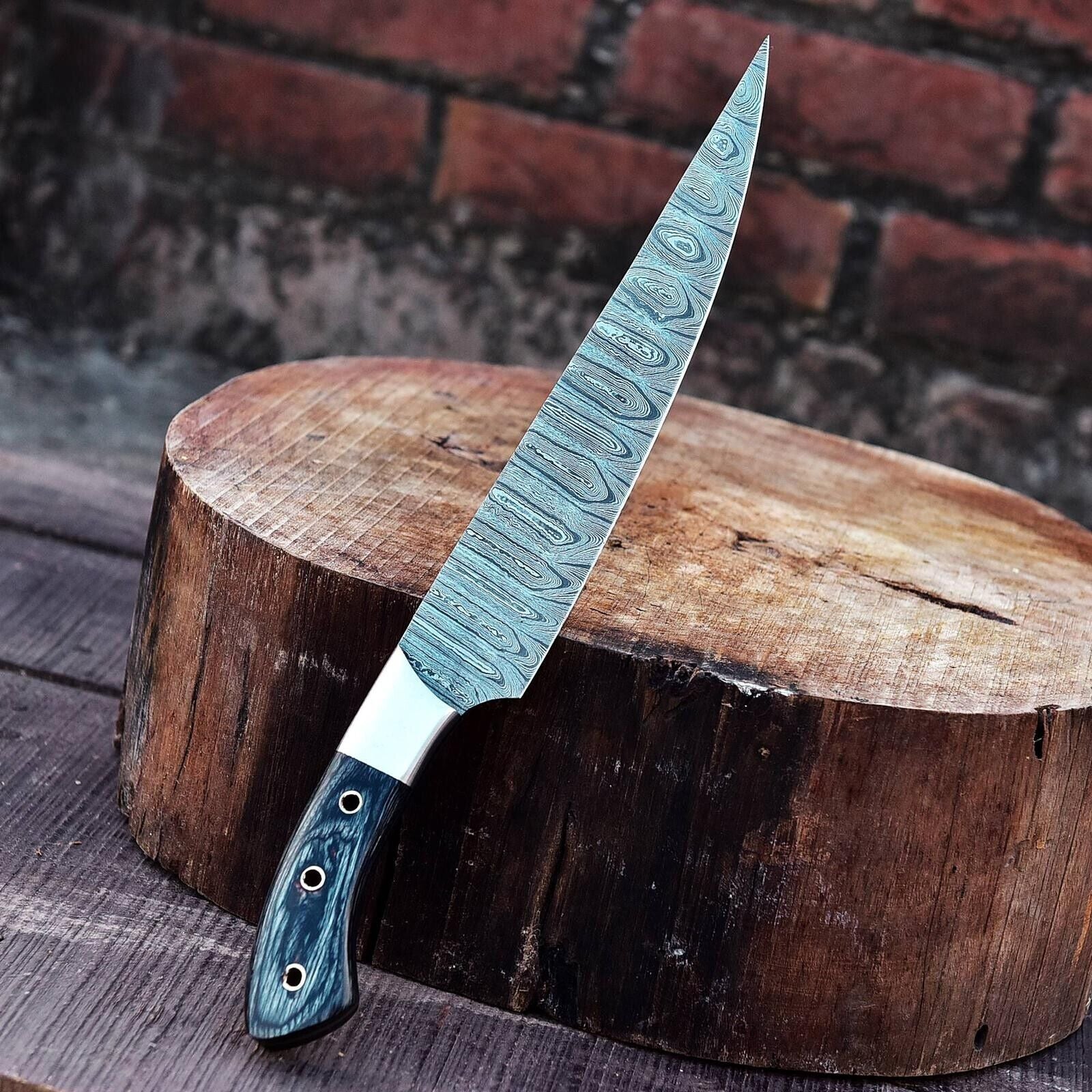 Handmade Damascus Chef Knife for Professionals