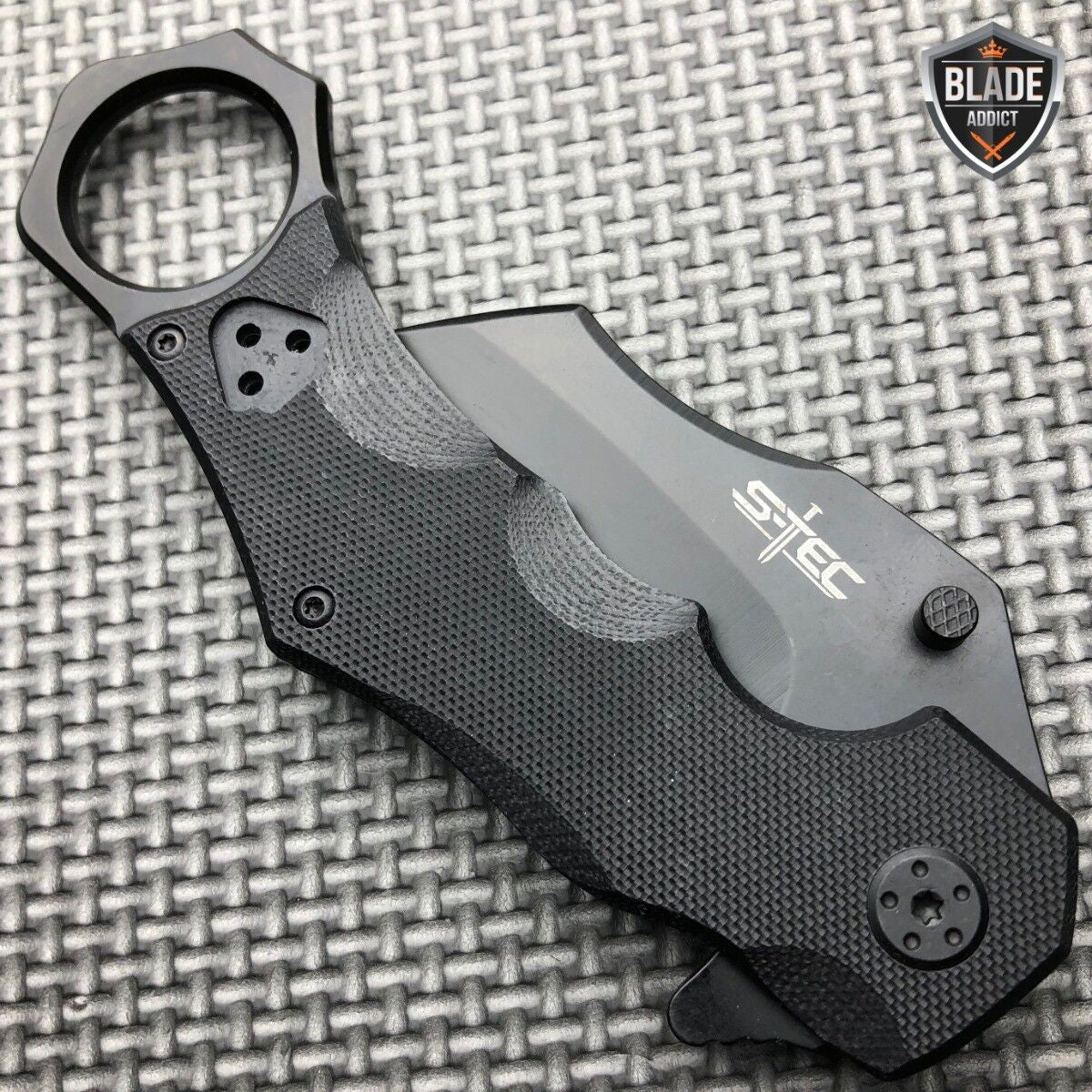 Tactical Folding Karambit Knife - Claw Design with Hard Sheath