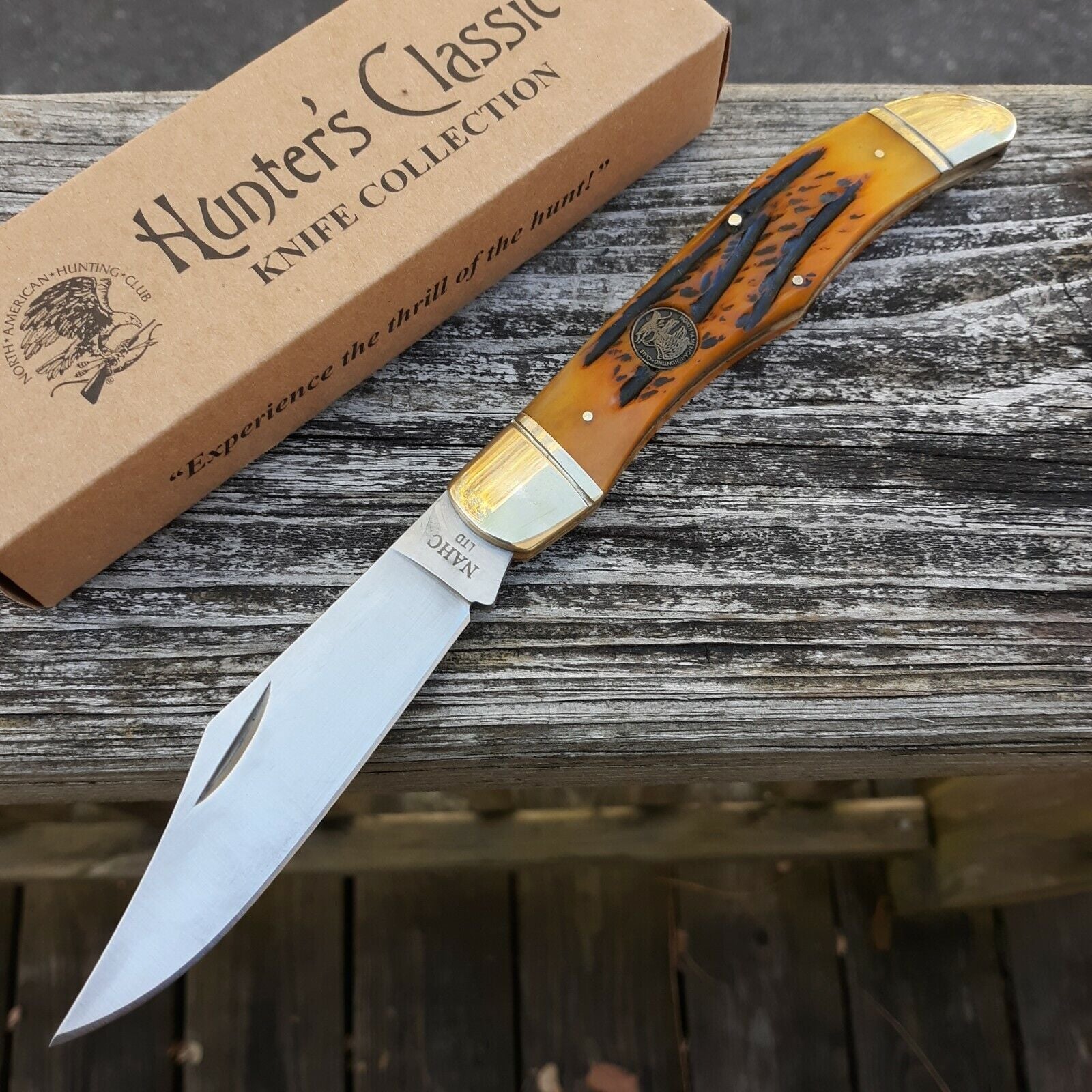 Folding Knife with Jigged Bone Handle