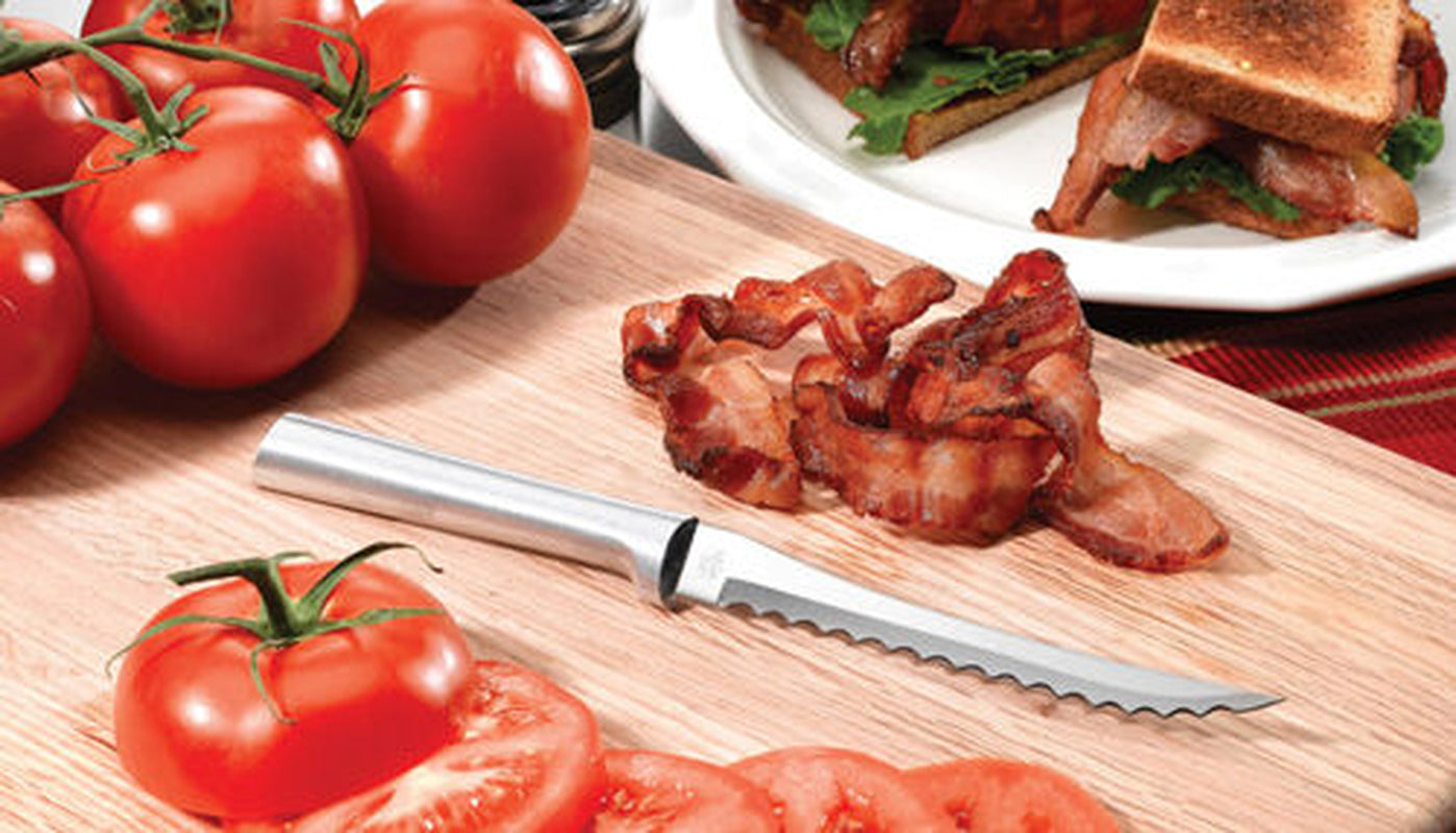 Rada Cutlery Tomato Knife - Serrated Blade for Tomatoes