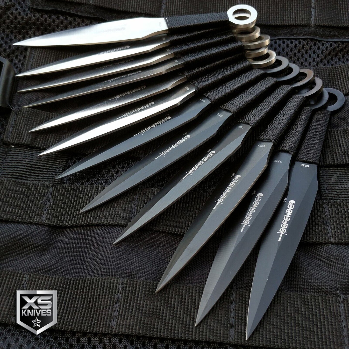 12Pc Throwing Knives Naruto Kunai Set Ninja Dagger + Sheath