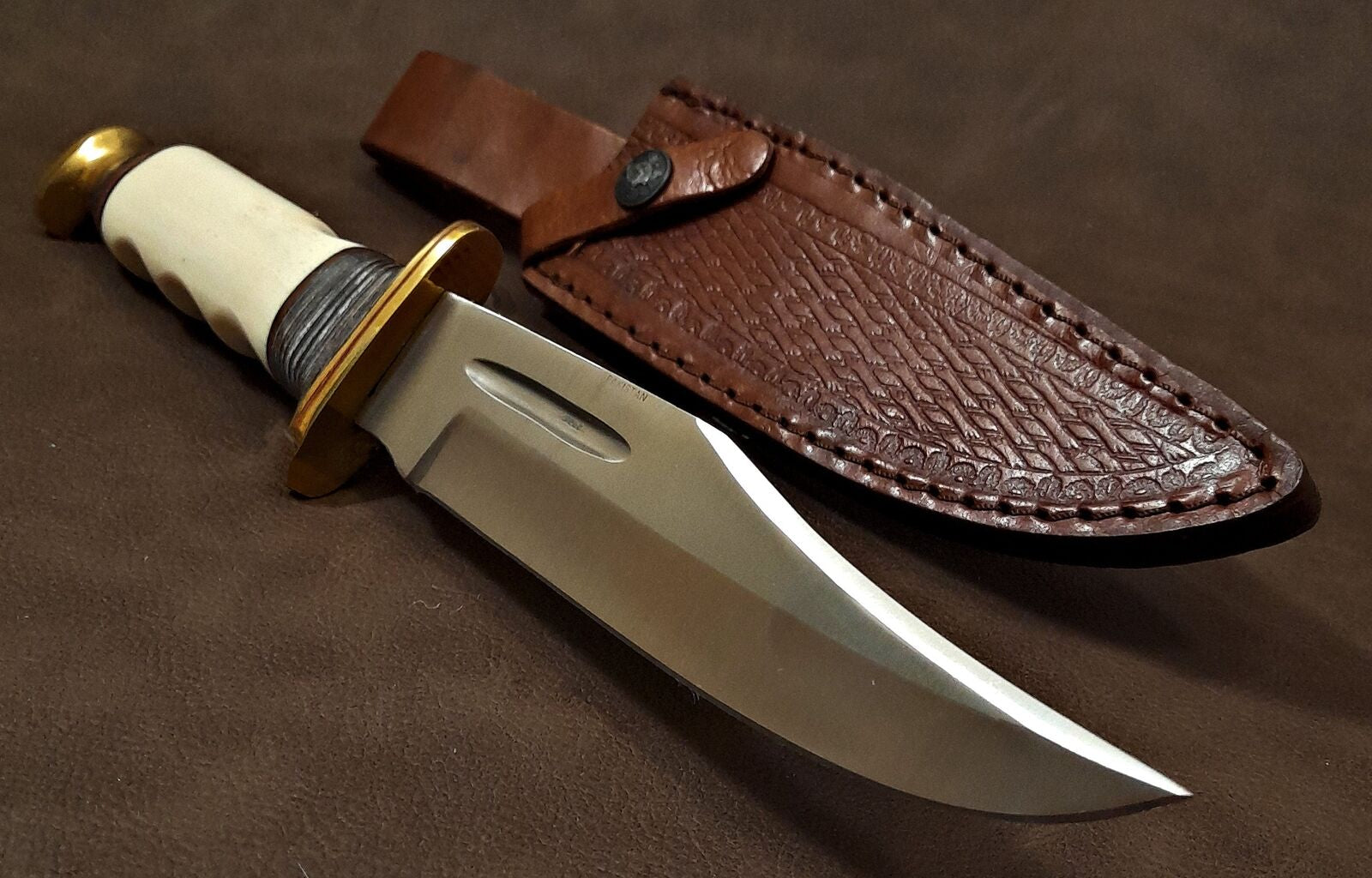 Bowie Knife with Real Bone Handle