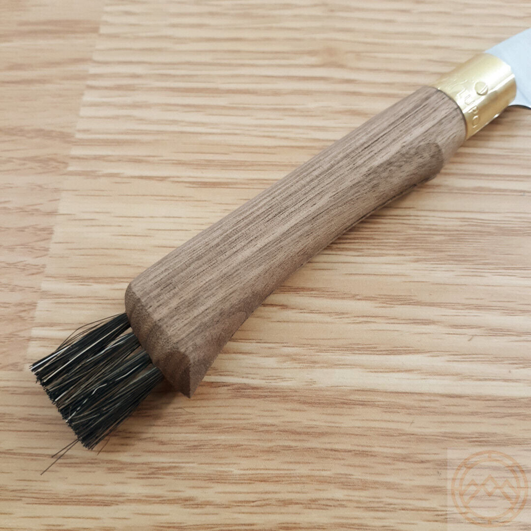 Old Bear Mushroom Knife with 420 Steel Blade and Walnut Handle