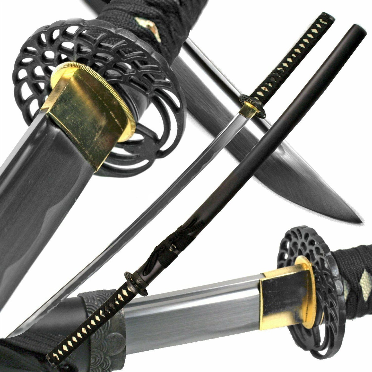 Full Tang Samurai Katana Sword with Carbon Steel Blade