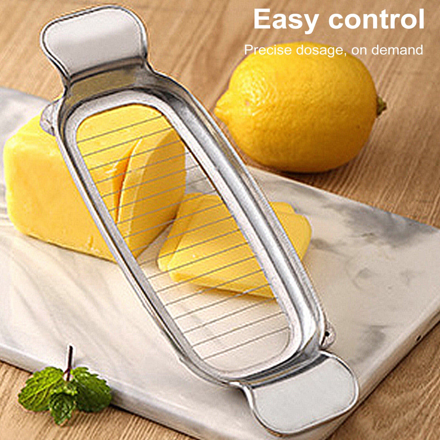 Butter Cutter Cheese Slicer Stainless Steel Cutting Grid