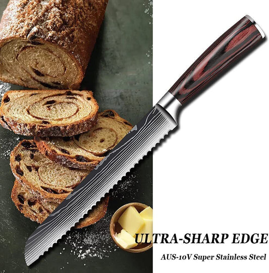 Ultra Sharp Carbon Steel Bread Knife