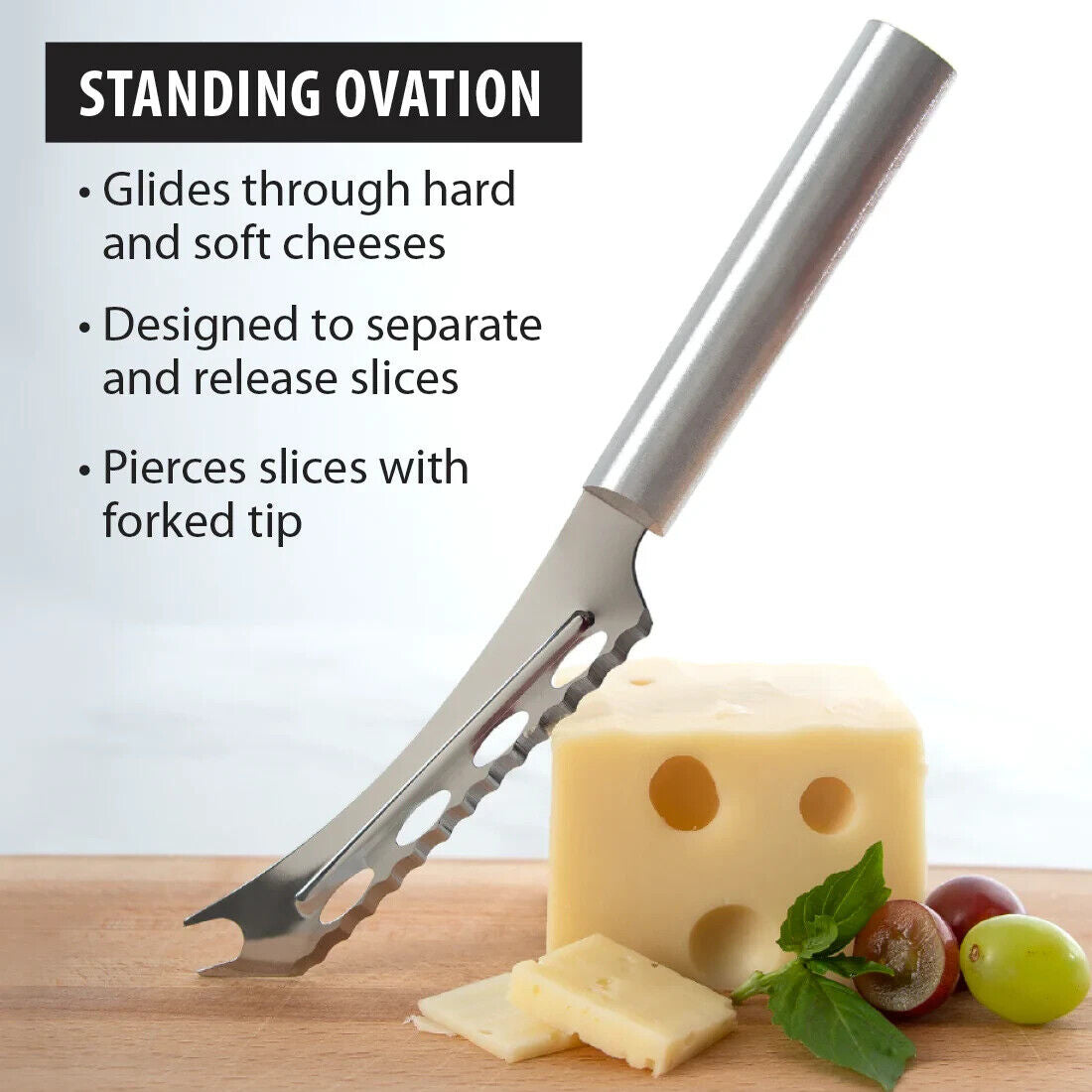 RADA Cutlery Aluminum Handle Cheese Knife