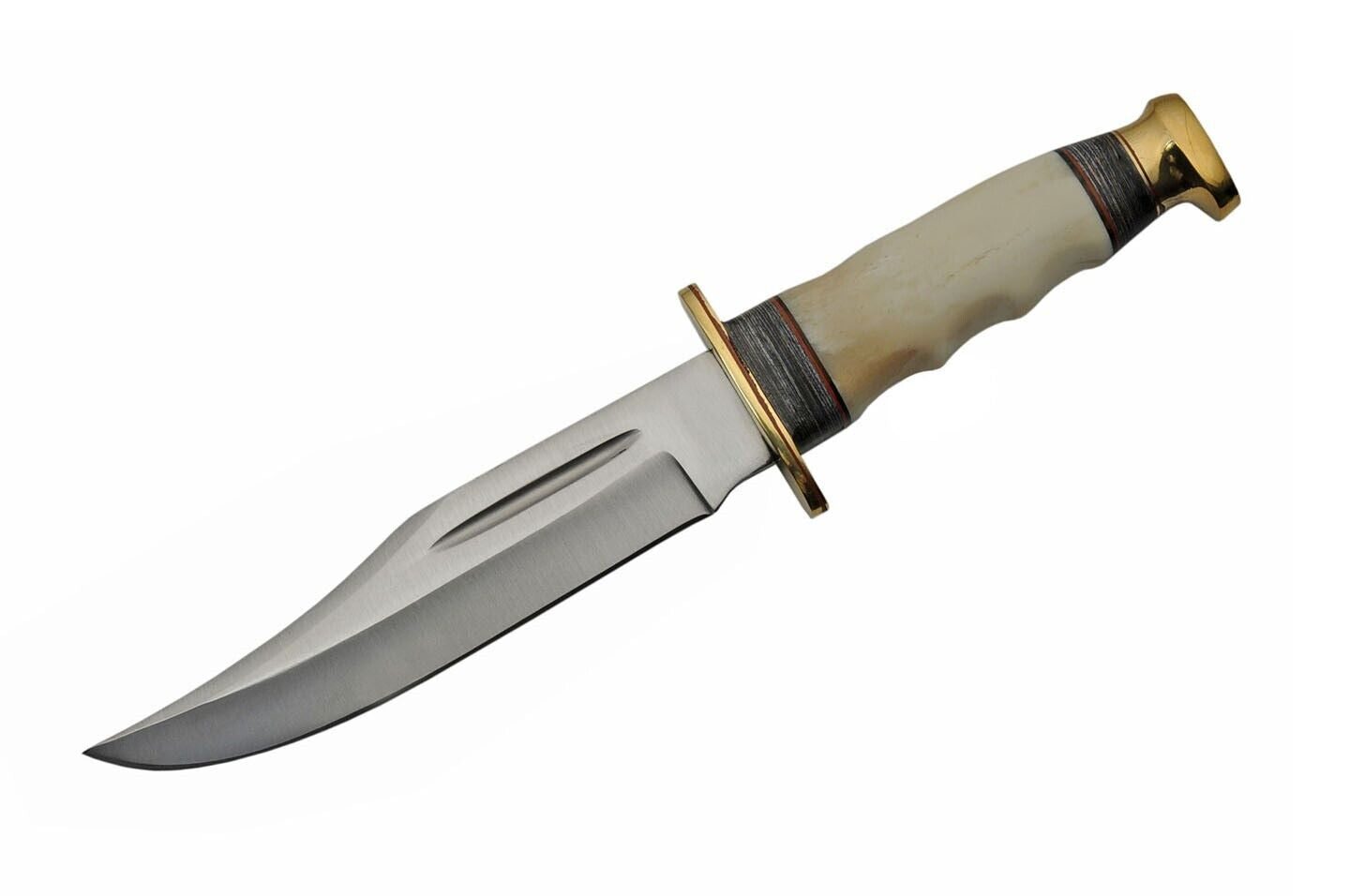 Bowie Knife with Real Bone Handle