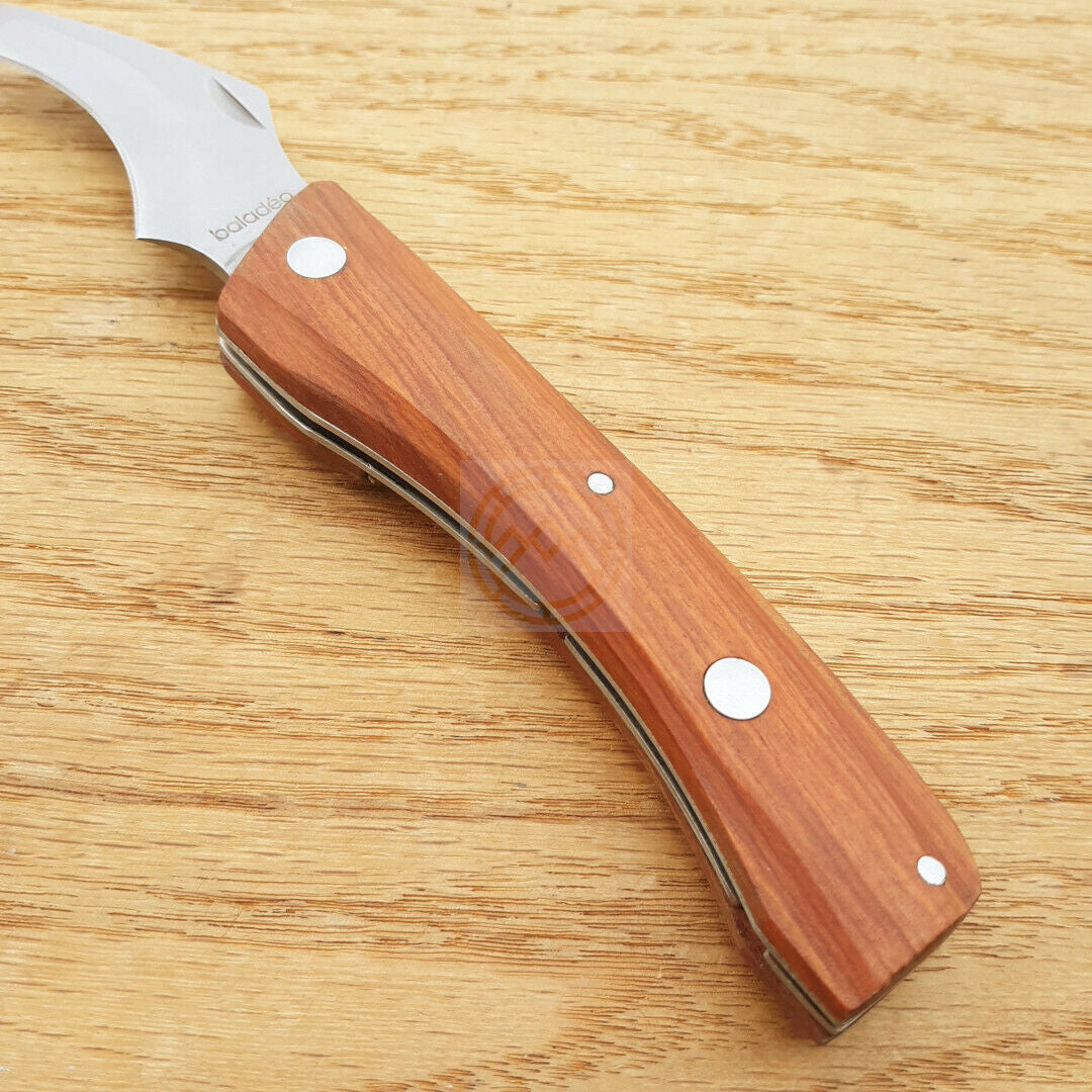 Baladeo Mushroom Folding Knife with curved 420 Steel Blade