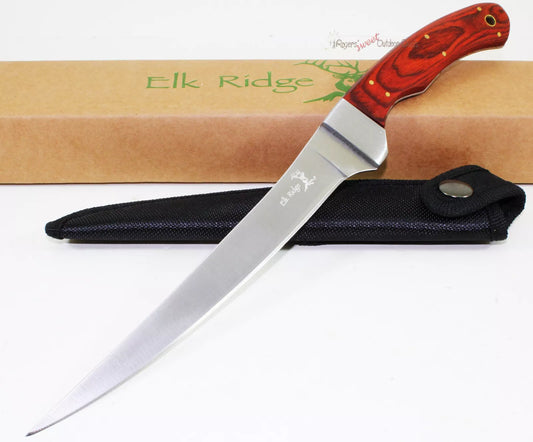 Elk Ridge Fish Fillet Knife with Sheath