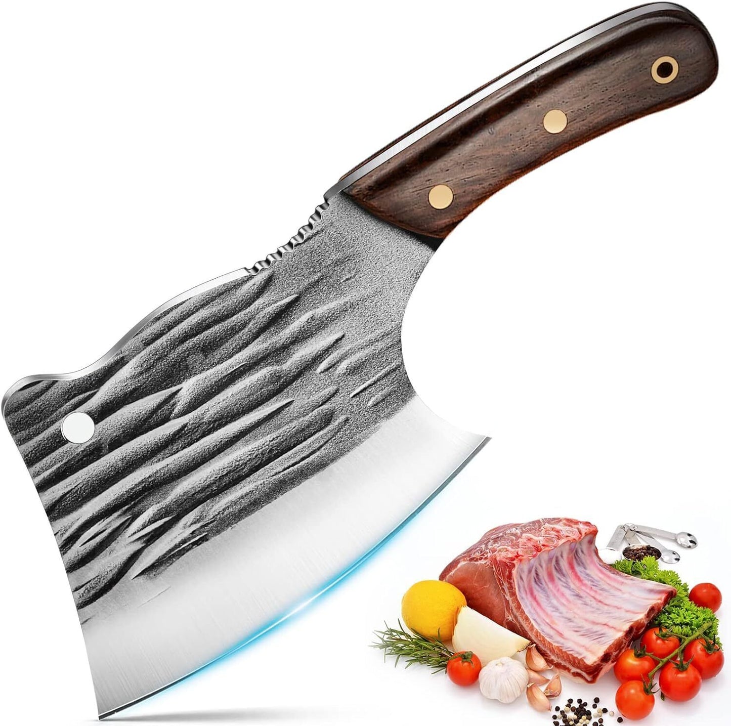 Handmade Chef Cleaver Knife for Butchering and Chopping