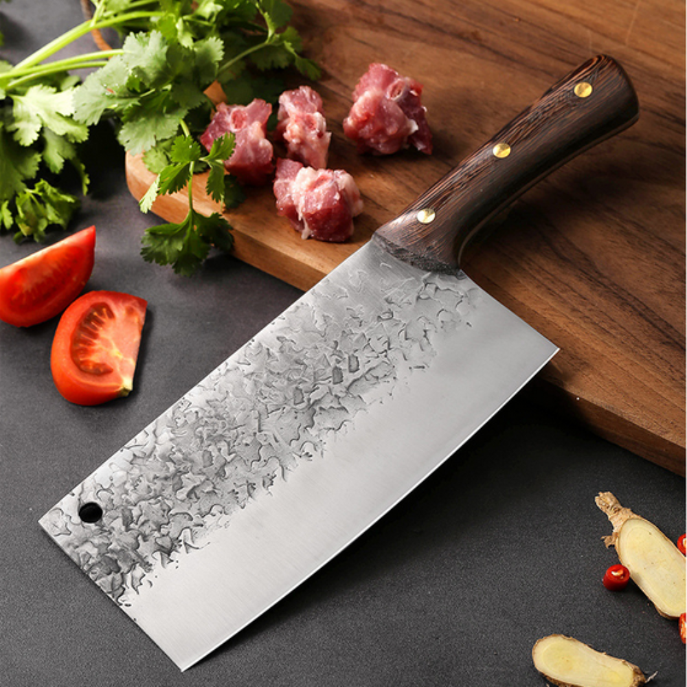 Heavy Duty Chef Cleaver Knife for Butchering and Chopping