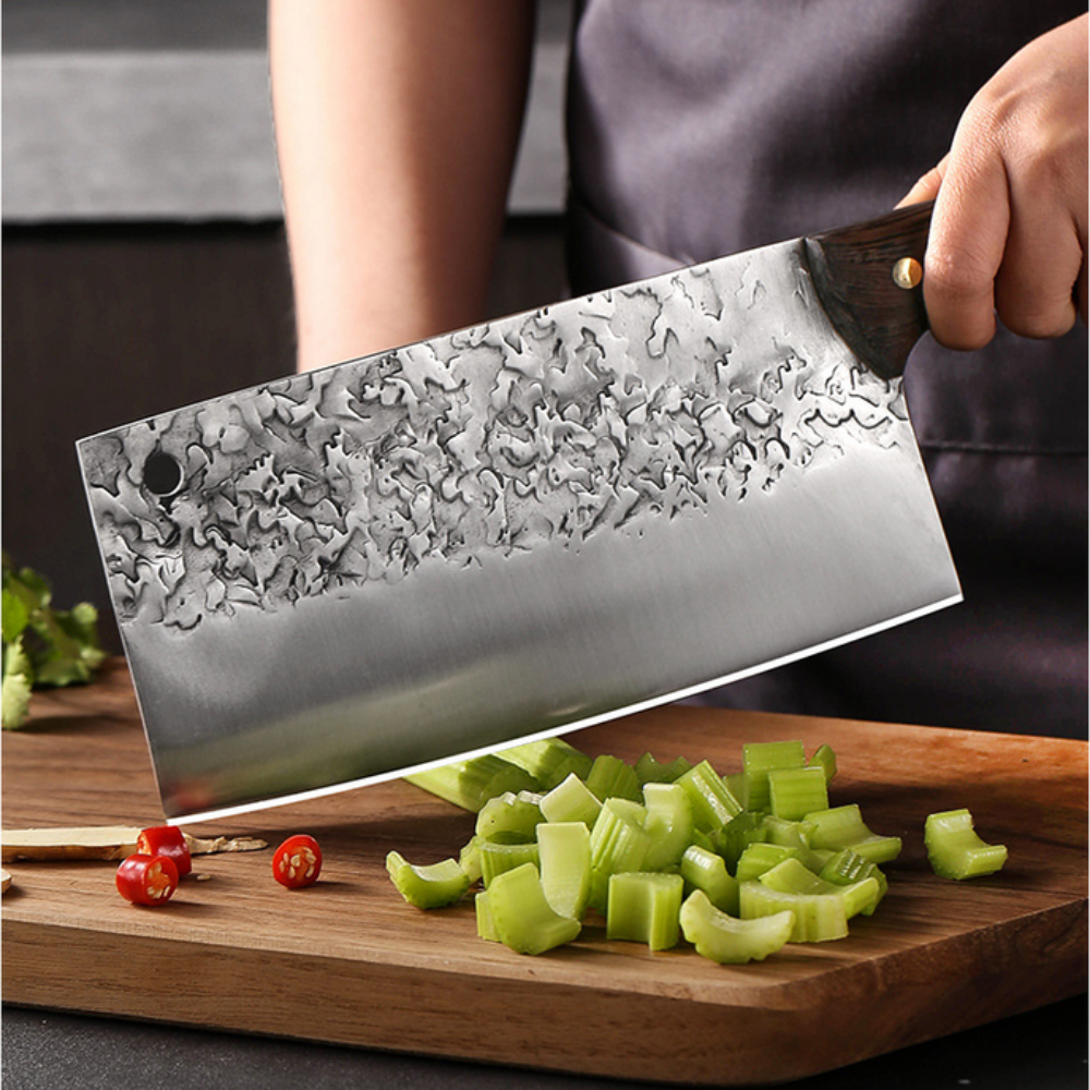 Heavy Duty Chef Cleaver Knife for Butchering and Chopping