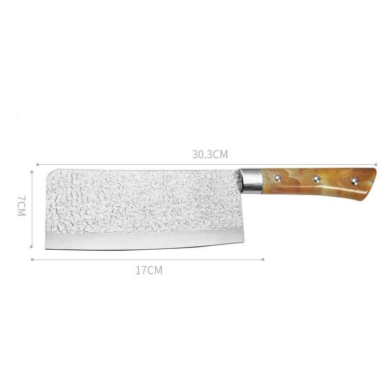 Stainless Steel Chef Cleaver Knife for Professional Kitchens