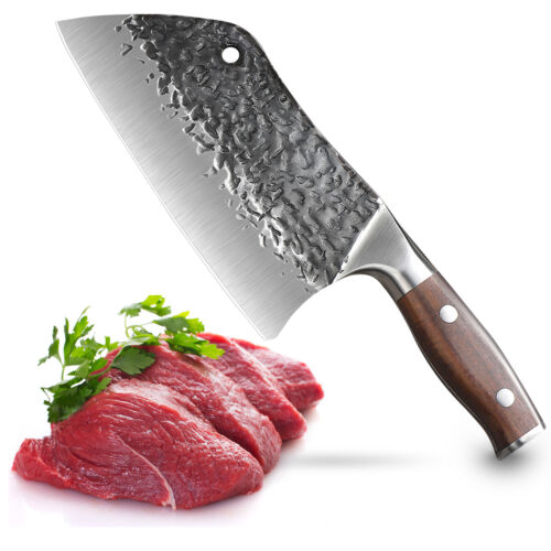 Heavy Duty Chef Cleaver Knife for Butchering and Chopping