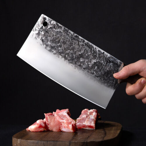 Heavy Duty Chef Cleaver Knife for Butchering and Chopping