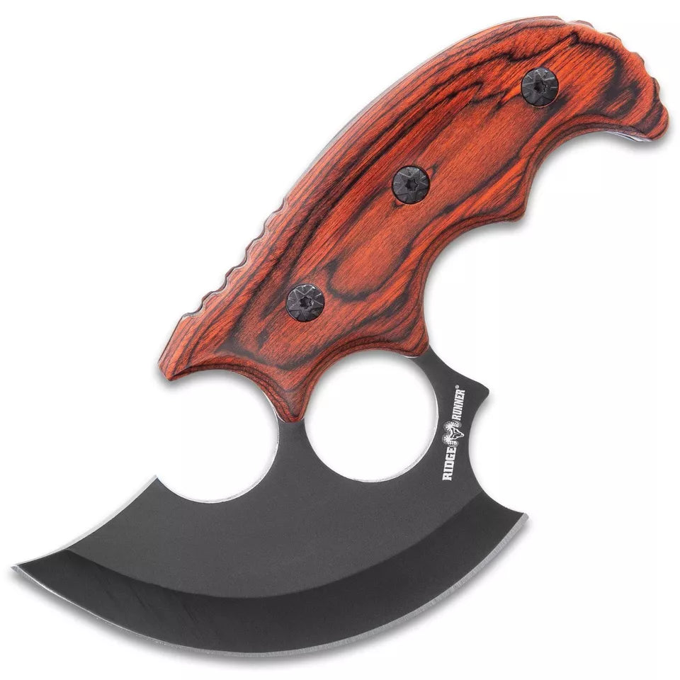 Ridge Runner Ulu Knife for Hunting and Skinning Ulu Blade