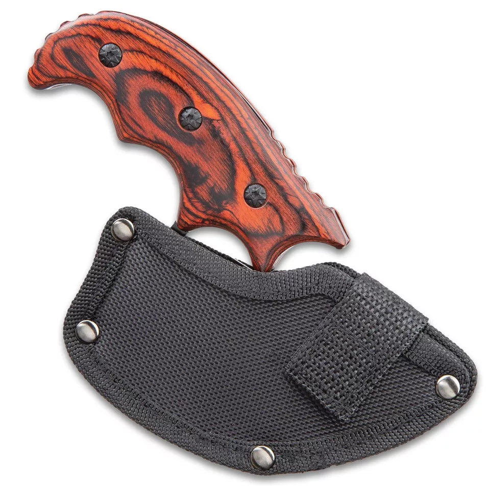 Ridge Runner Ulu Knife for Hunting and Skinning Ulu Blade